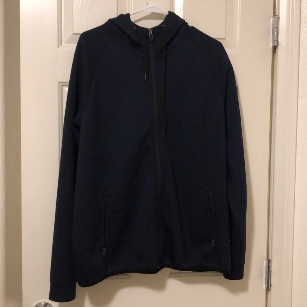 dark blue jacket